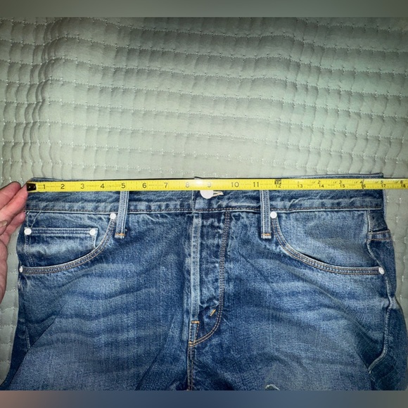 Mother Jeans Women's The Insider Crop Step Fray Girl Crush Raw Hem no size tag - Picture 6 of 15